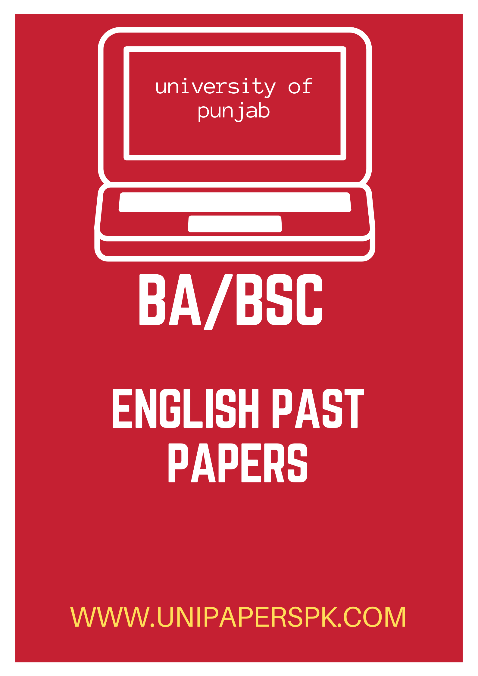 punjab-university-ba-bsc-english-past-papers-2010-t0-2022