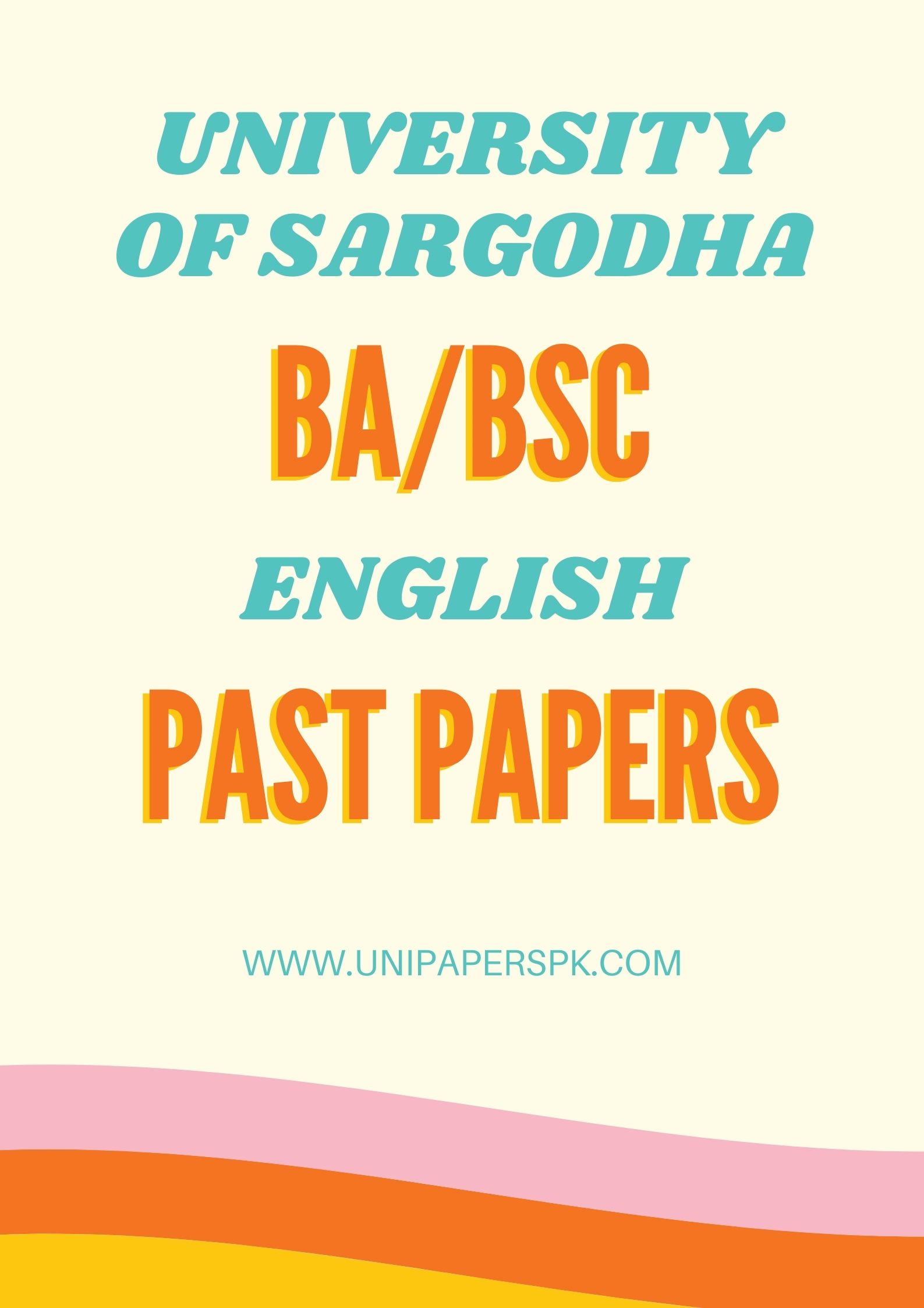 University Of Sargodha BA Past Papers